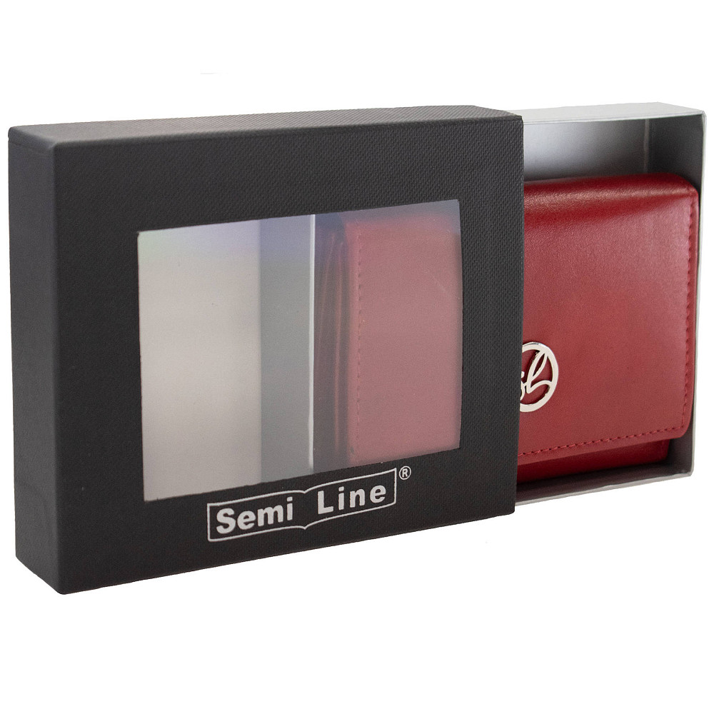 Кошелек женский кожаный Semi Line RFID Red (P8272-2) Вінниця - фото 3