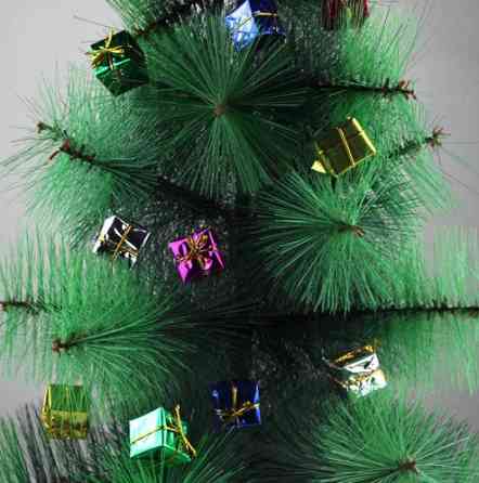 Набор новогодних игрушек Подарки 12 штук 3 см разноцетный Киев