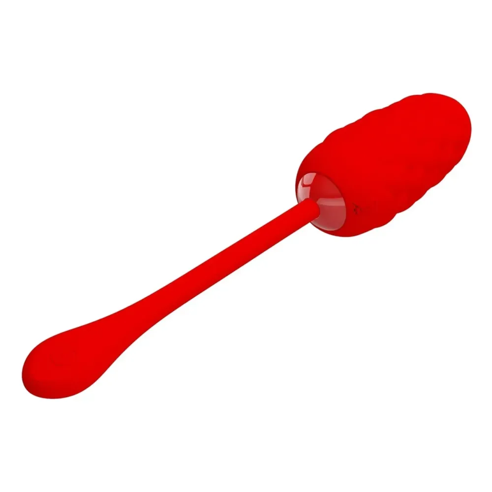 Виброяйцо с рельефным дизайном Pretty Love - MARINA EGG Red, BI-014708-2 Sex Aura Киев - изображение 8