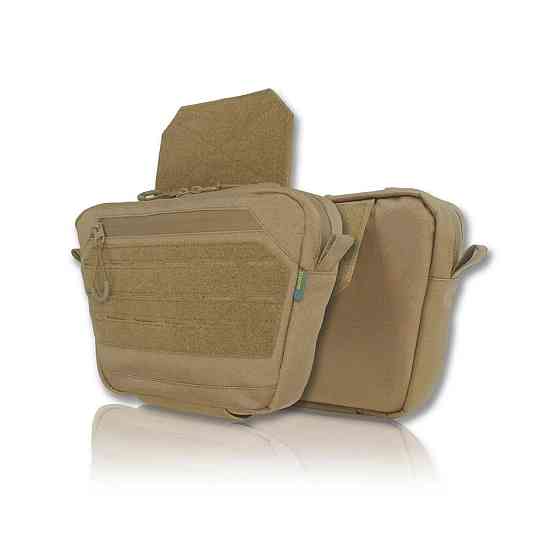 Сумка-напашник M Kiborg GU Cordura Coyote. Сумка напашник койот с велкро панелью Киев