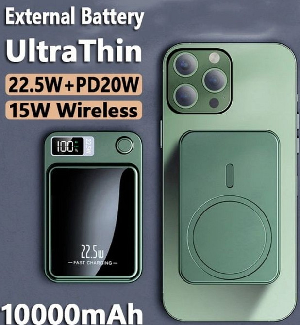 Павербанк Power bank Безпроводной XIYT Y211/ быстрая зарядка/ Magsafe / Magnetic. Киев - изображение 3