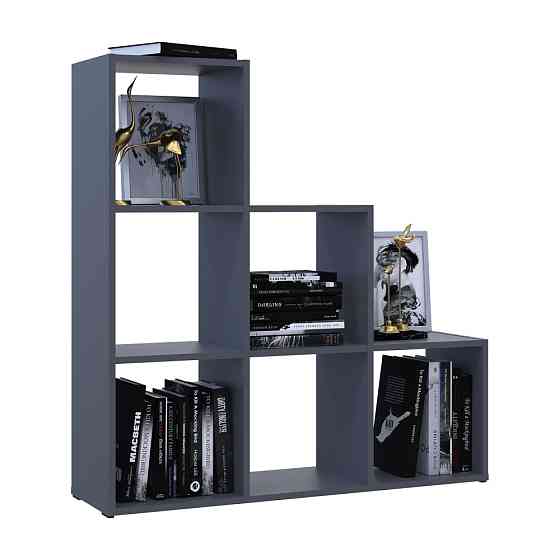 Стелаж Doros Степ 3х3 Графіт відкритий 102.6х28.8х106.1 DRS-011764 (41516162) Дніпро