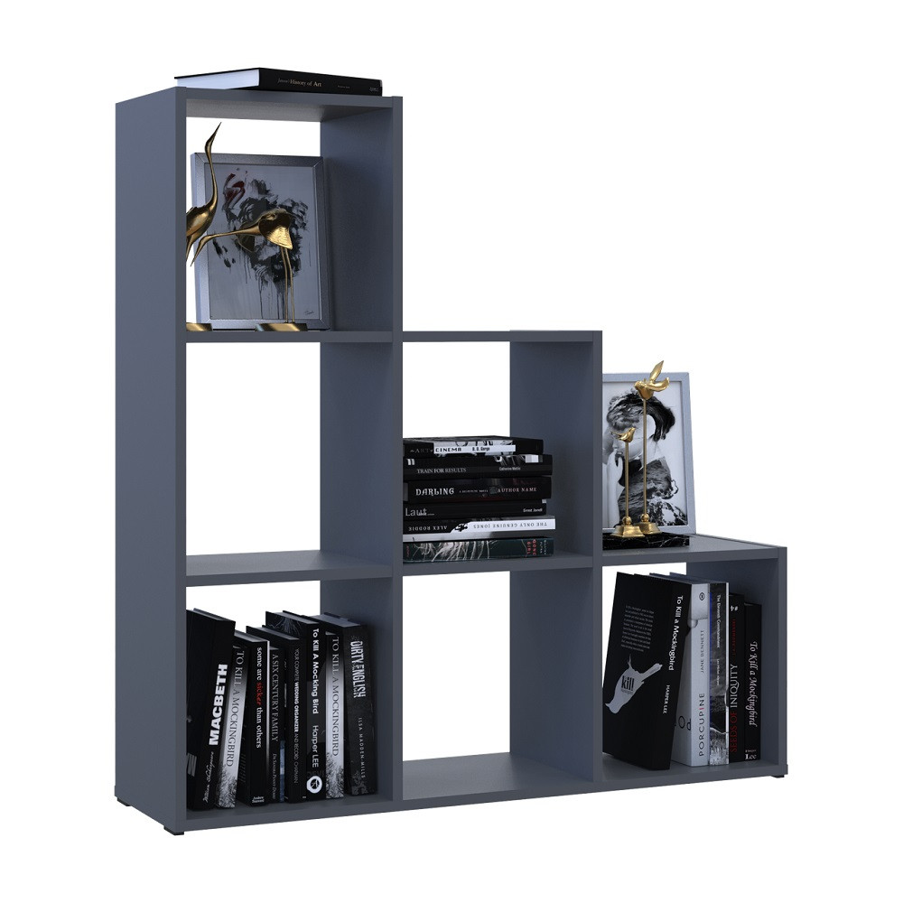 Стеллаж Doros Степь 3х3 Графит открытый 102.6х28.8х106.1 DRS-011764 (41516162) Днепр - изображение 5