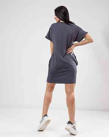 Летнее платье с карманами Nirvana 42-44, Графит Киев