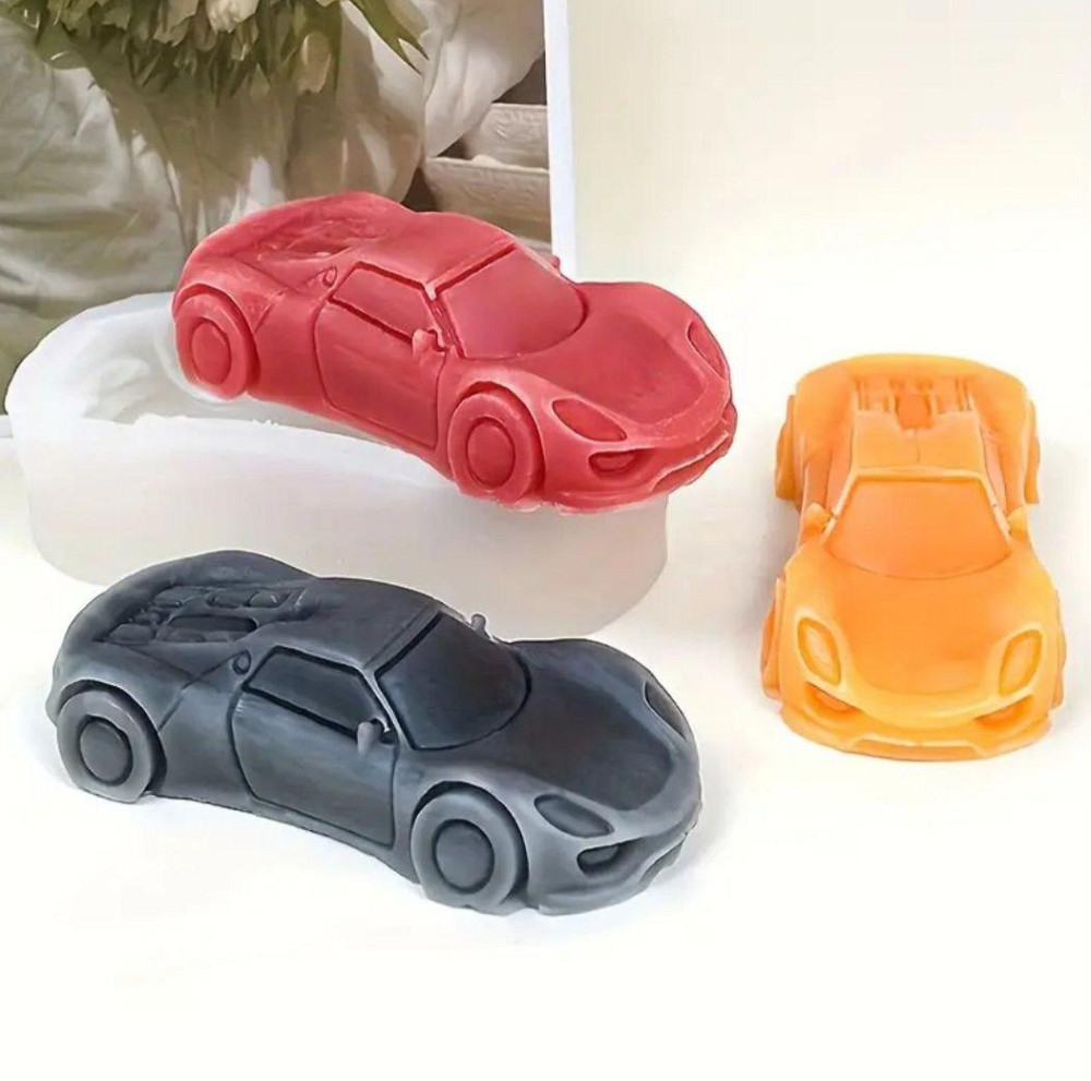 Форма силиконовая Машина 127 на 65 мм серый Киев - изображение 4