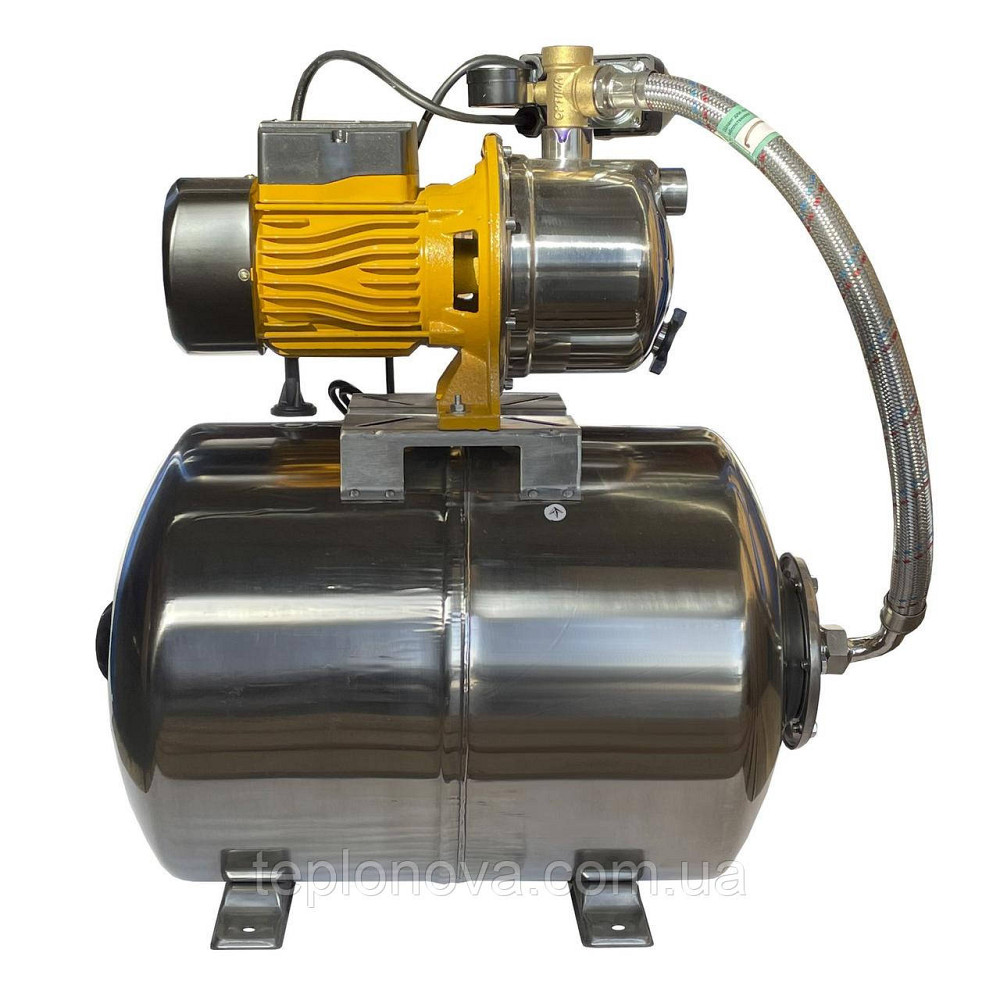 Насосна станція Optima JET100S-PL-50INOX 1,1 кВт неіржавка сталь на ГРЕБОЕНКЕ Чернівці - фото 1