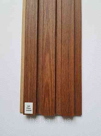 Стеновая реечная панель МДФ 117х12х2800 мм Дуб родос СП12117-5 Киев