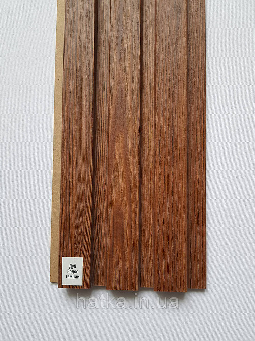 Стеновая реечная панель МДФ 117х12х2800 мм Дуб родос СП12117-5 Киев - изображение 2