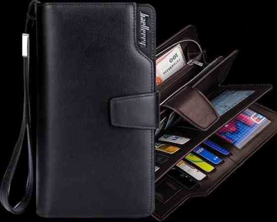 Мужской кошелек Baellerry Business Black Винница