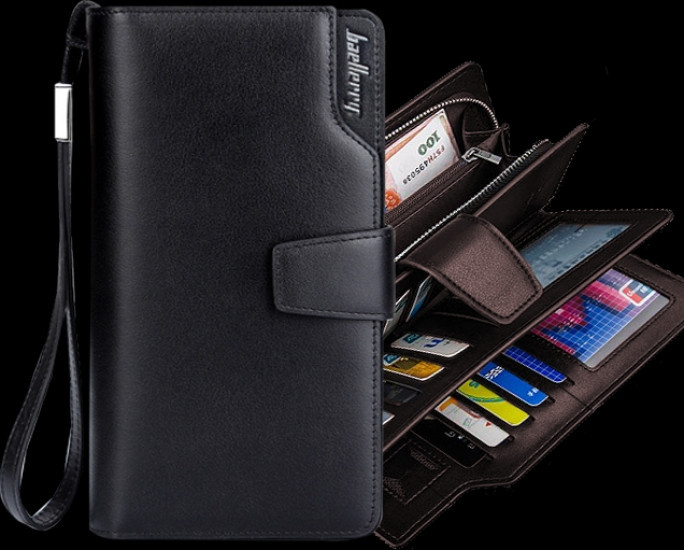 Чоловічий гаманець Baellerry Business Black Вінниця - фото 4