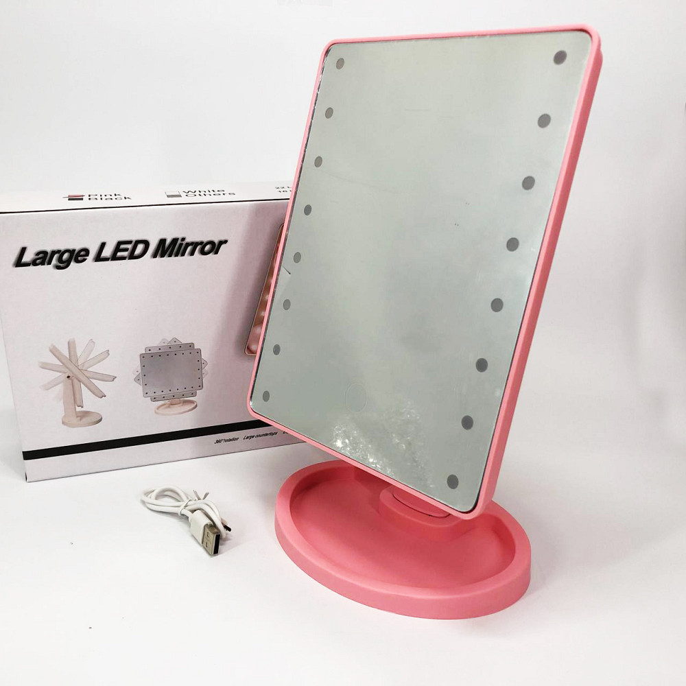 Дзеркало з підсвічуванням для косметики 16, Краще косметичне дзеркало з підсвічуванням TS-61 Львів - фото 2