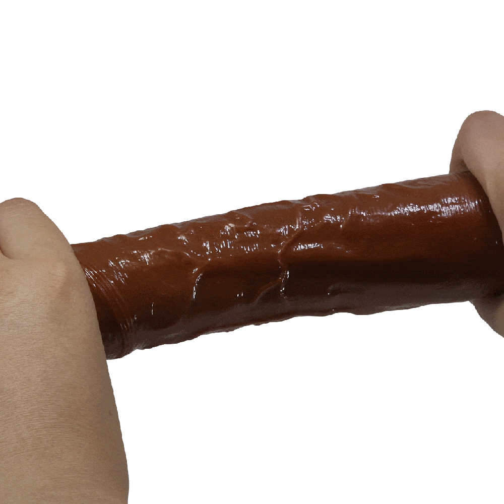Реалистичный вибратор - Pretty Love Rufus Realistic Vibrating Dildo Brown Sex Aura Киев - изображение 8