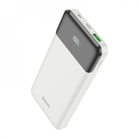 Зарядна мобільна батарея Hoco J102 10000mAh PD20W+QC3.0 із швидкою зарядкою та дисплеєм (Білий) Вінниця
