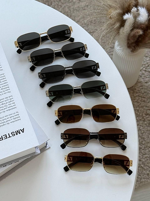 Модные очки унисекс на среднее лицо с металлической оправой MasterSem Киев - изображение 1