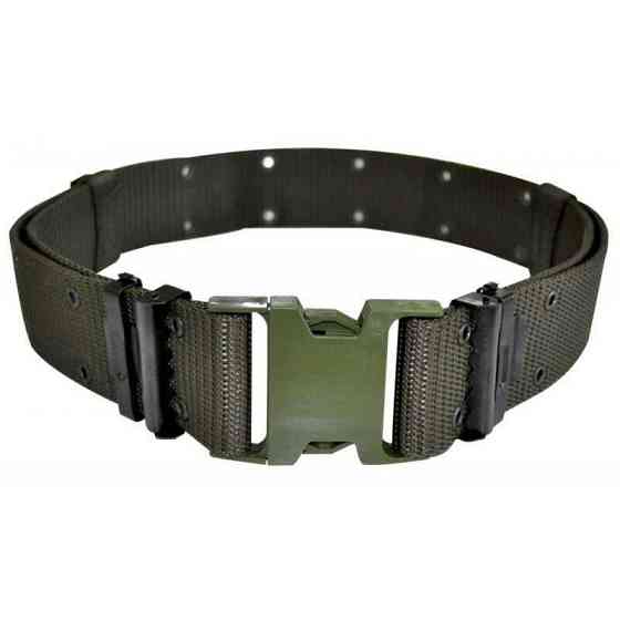 Армійський чоловічий пояс для військових зсу кольору хакі, військовий міцний ремінь зеленого кольору Кам'янець-Подільський