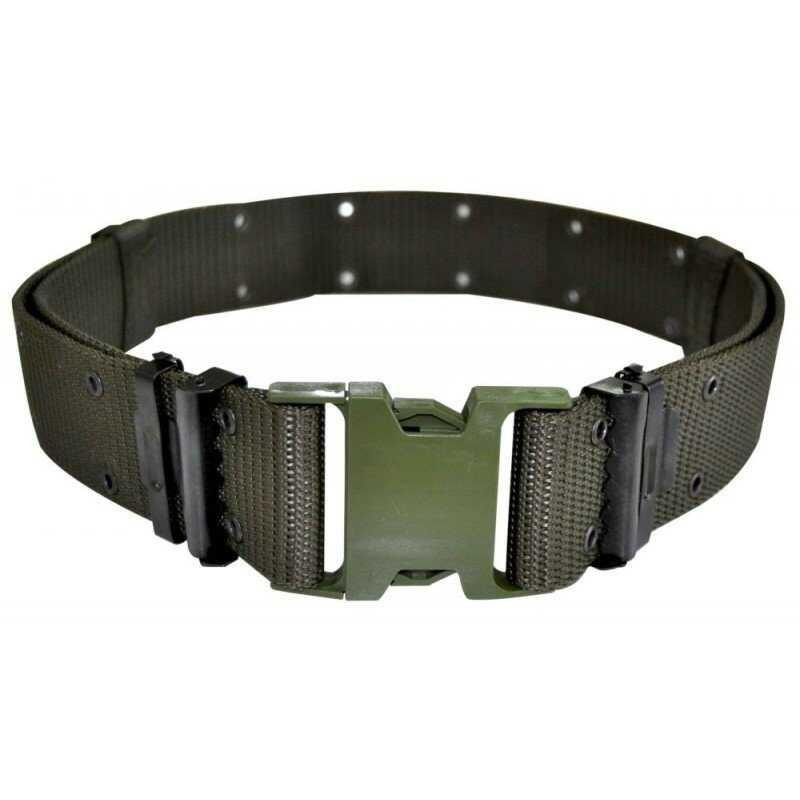 Армійський чоловічий пояс для військових зсу кольору хакі, військовий міцний ремінь зеленого кольору Кам'янець-Подільський - фото 1