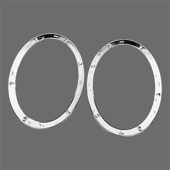 Окантовка фари 51137300631/51137300632 Хром Ліва і Права для Mini Cooper 2014-2019 ободок накладка протитуманної фари Київ