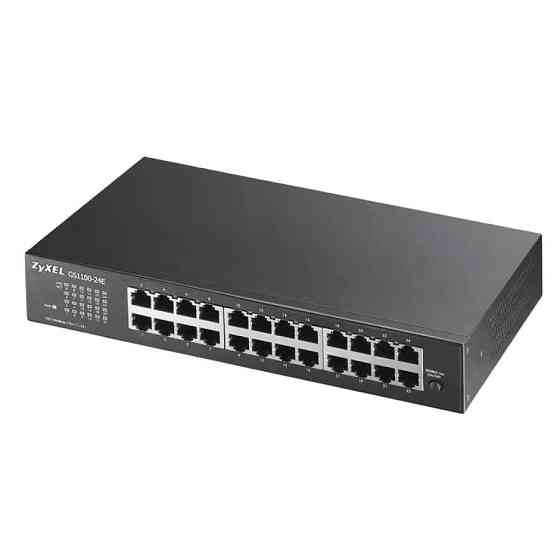 Комутатор ZYXEL GS1100-24E (GS1100-24E-EU0103F) (24xGE, настільний, безшумний) Ні Харків