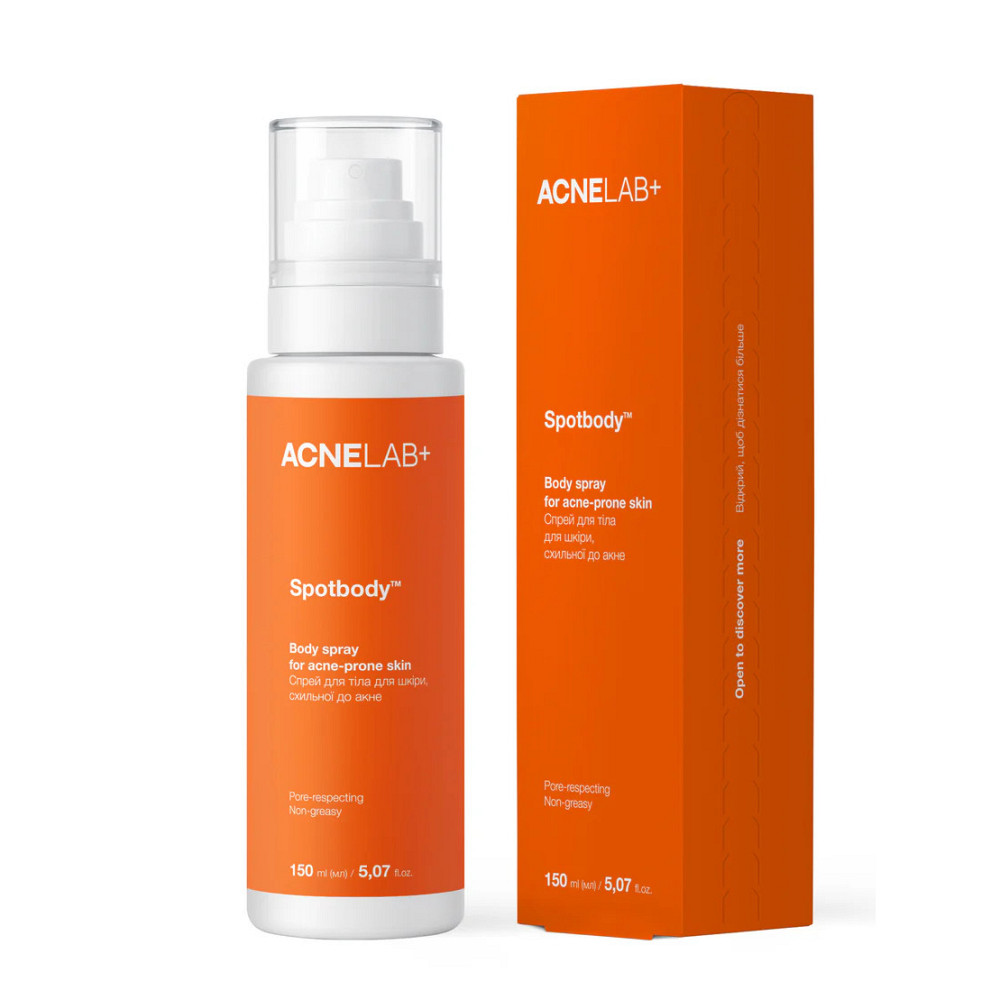 Спрей для тела для кожи склонной к акне Spotbody Body spray for acne-prone skin ACNELAB+ 150 мл Киев - изображение 13