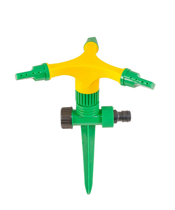 MASTERTOOL Зрошувач для поливу MASTERTOOL обертовий 3-х ріжковий ½" 12 м на ніжці 92-9322 Киев - изображение 3