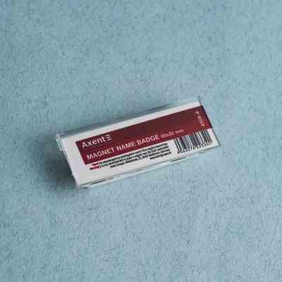 Бейдж Axent акриловый на магните 4509 (60х22 мм) (4509-A) Винница