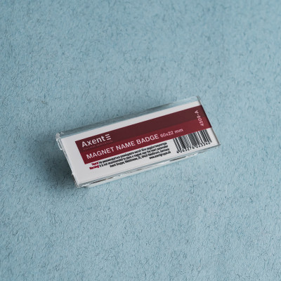 Бейдж Axent акриловый на магните 4509 (60х22 мм) (4509-A) Винница - изображение 2