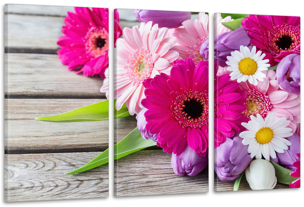 Модульна картина Квіти Аrt-176_3А Київ - фото 1