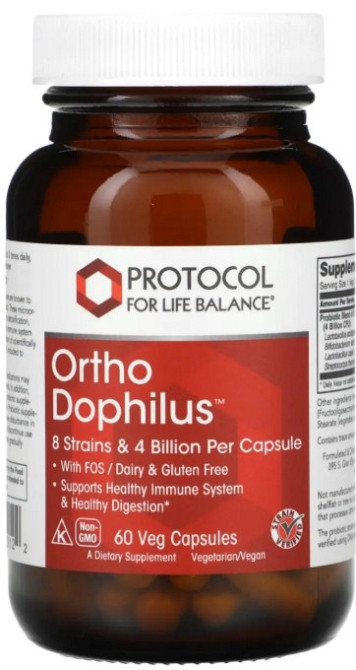 Пробиотики дофилус Protocol for Life Balance Ortho Dophilus 60 капс Киев - изображение 1