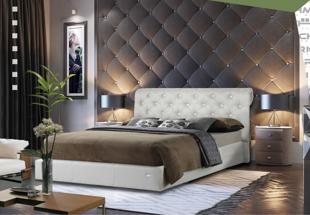Кровать Двуспальная London Standart 180 х 200 см Мисти Dark Grey Темно-серый Днепр - изображение 15