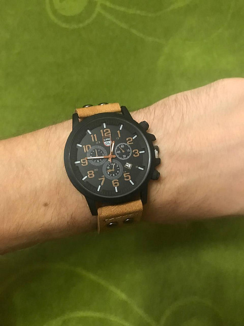 Часы мужские LIANDU Brown + браслеты Киев - изображение 4