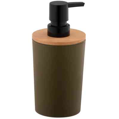 Дозатор для рідкого мила Ardesto Minimalism Темно-зелений 380 мл (ARHB3104OB) Вінниця