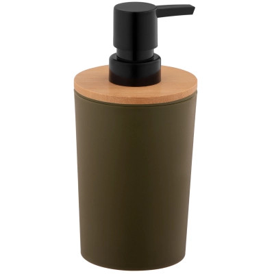 Дозатор для рідкого мила Ardesto Minimalism Темно-зелений 380 мл (ARHB3104OB) Вінниця - фото 2