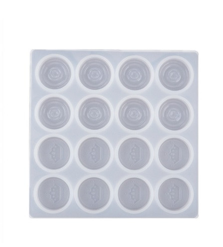 Молд из силикона Шашки 113 на 113 мм белый Киев - изображение 5