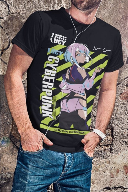 Футболка чоловіча з аніме принтом Аніме Вінтаге Спекіал Манга оверсайз (S/M/L) Чорний AnimeJ1208 Дніпро - фото 2