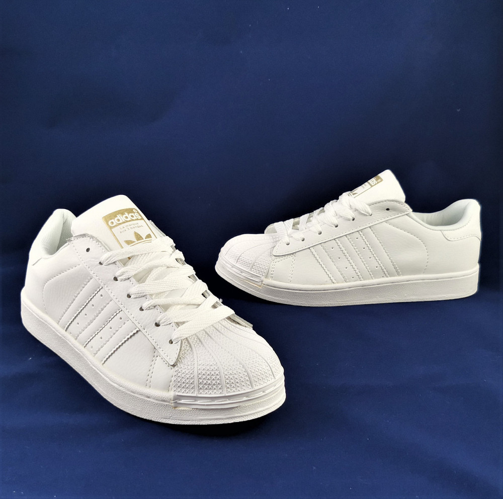 Кросівки Adidas Superstar Білі Чоловічі Адідас Суперстар (розміри: 43,44) Відео Огляд Дніпро - фото 8