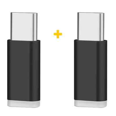 Перехідник Micro 5P F to USB-C M 2PCS black XoKo (XK-AC010-BK2) Вінниця