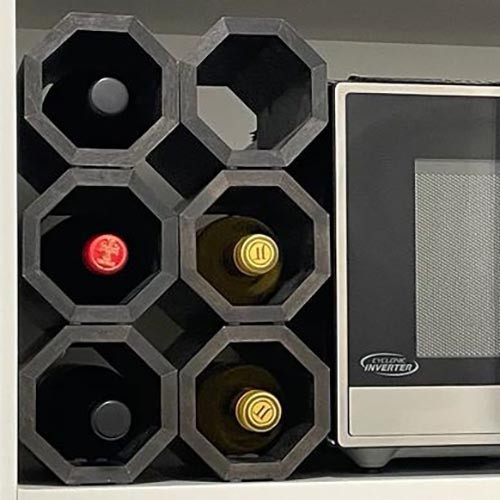 Настільна винна полиця "Плантей 6" венге Миколаїв - фото 1