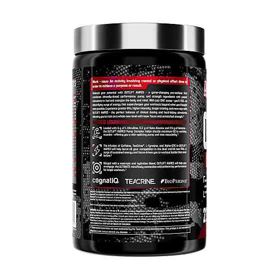 Предтренировочный комплекс Nutrex Outlift Amped 438.2g пунш Киев