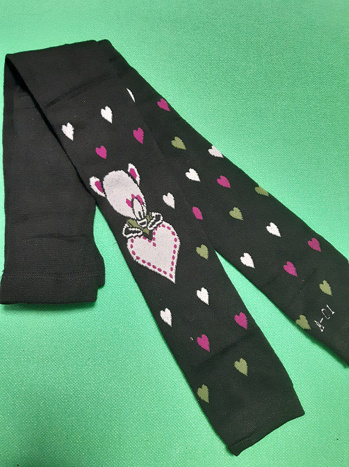 Теплые детские лосины - длина от низа попы к пятке 57см, 82%хлопок, 15%спандекс, 3%эластан Київ - фото 1