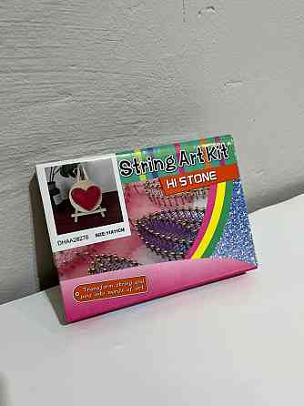 Дитячий набір для творчості стрінг-арт "Серце" YG0115(28276) дерев'яна основа Вінниця