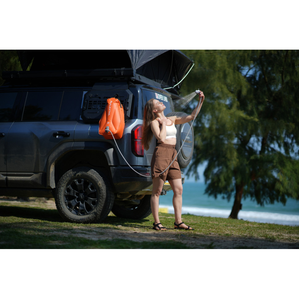 Душ із ємністю для води та насосом Flextail Tiny Shower Bag 20 л Жовтогарячий Вінниця - фото 7