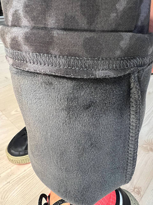 Костюм жіночий A-N 2762 утеплений худі на блискавці з брюками леопардовий графіт, графіт, L Київ - фото 2