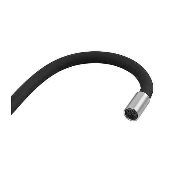 Кухонний змішувач Armata SUS-011 Refl.Black з чорним силіконовим виливом (CH6480) Харків