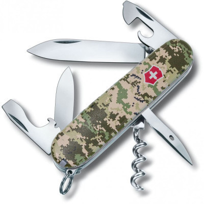 Нож Victorinox Spartan Army 91 мм Піксель + Лого (1.3603.3_W3941p) Винница - изображение 8