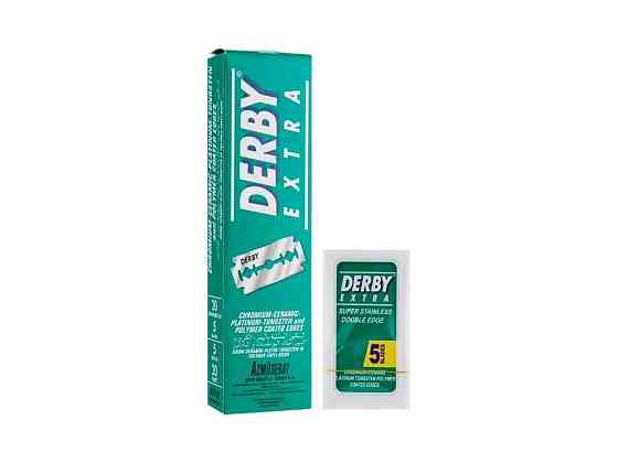 Леза для гоління 100шт EXTRA (20пач*5лез) коробка ТМ Derby Solmir Київ