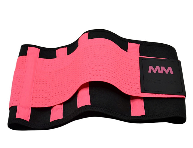 Пояс компрессійний MadMax MFA-277 Slimming belt Black/neon pink L Кам'янське - фото 4