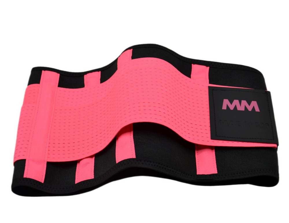 Пояс компресійний MadMax MFA-277 Slimming belt Black/neon pink L Каменское - изображение 4