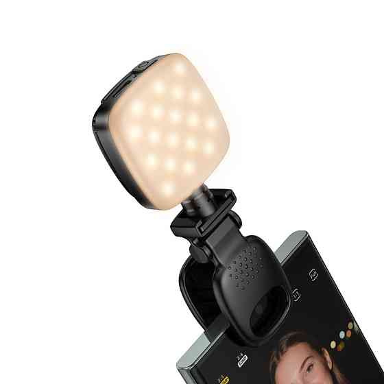 Накамерна лампа HOCO K28 Beauty mini fill light Blck Одеса