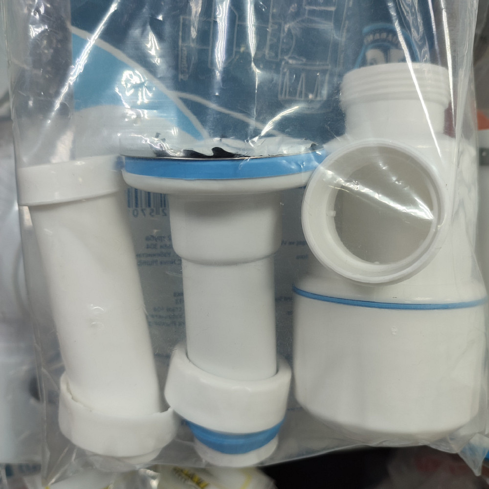 Сифон для умивальника, випуск 64мм, вихід 32мм NOVA Харків - фото 3