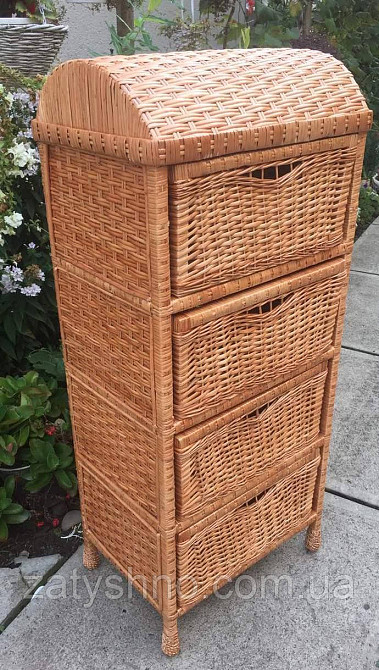 Комод плетеный на 4 ящика Киев - изображение 5